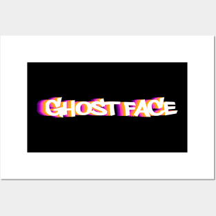 ghost face Posters and Art